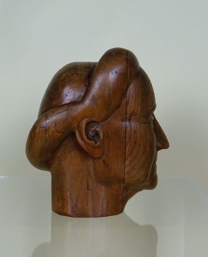 	Early 20th Century Carved Wig Head